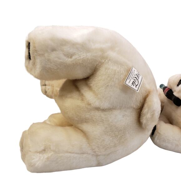Vintage 1993 Coca Cola Polar Bears Plush Coca-Cola Company Bears Collectables - Picture 10 of 16